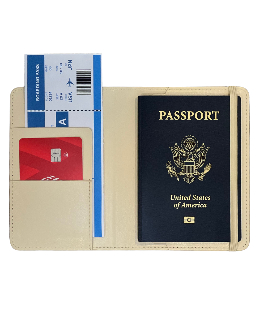 Smart Passport Holder [Apple MFi Certified] Built-in Tracker Compatible with Apple Find My (FMI) – Global Positioning – Qi Rechargeable (wireless charging) – 100 dB Alarm – iOS Only
