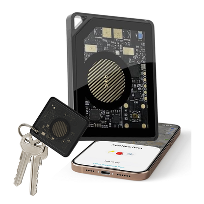 Mini Tracker [Apple Find My Compatible] – Rechargeable Key Finder – 100dB Alarm – IP67 – iOS Only