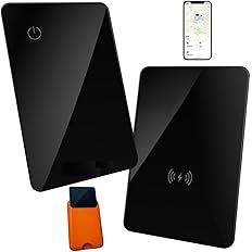 P045 Wallet Tracker Compatible with Apple Find My – 500mAh Rechargeable Wireless Qi Tile Tracker
