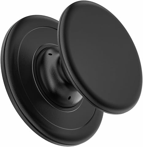 Magnetic Phone Grip Kickstand - Compatible With MagSafe, iPhone, Samsung and Devices With Magnetic Shell Using The Adapter Ring (Included)