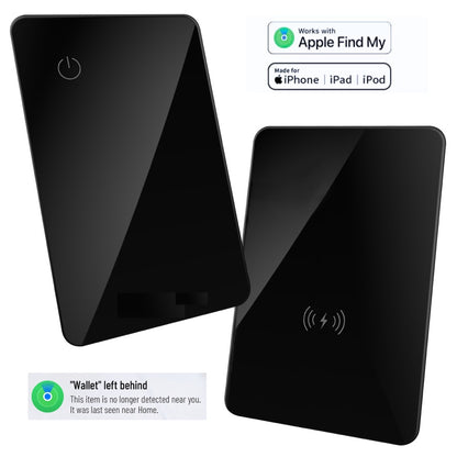 P045 Wallet Tracker Compatible with Apple Find My – 500mAh Rechargeable Wireless Qi Tile Tracker